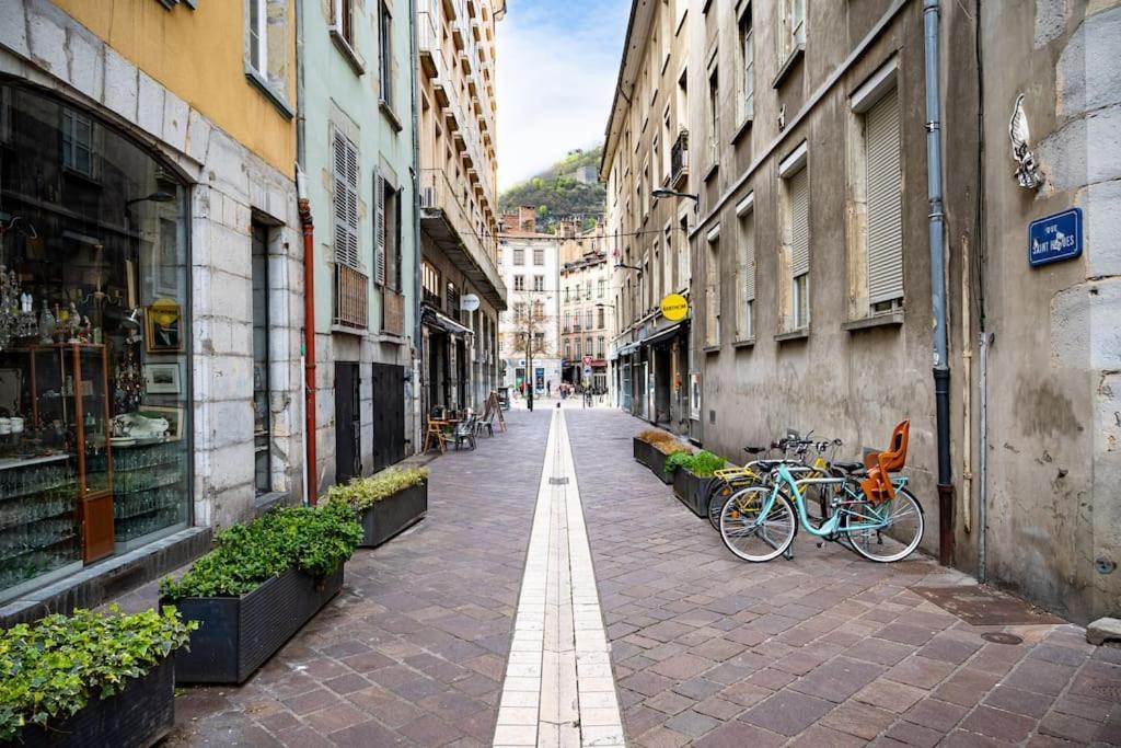 Hyper-Centre De Grenoble, Suite Parentale - Wifi Fibre - Cocon 외부 사진